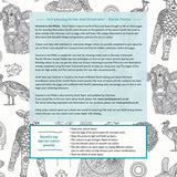 Derwent Unwind in The Wilds Colouring Book with 10 Coloursoft Pencils