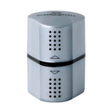 Faber Castell Grip 2001 Trio Sharpening Box, Silver