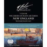 M Graham New England 5 Colour Watercolour 15 ml Set