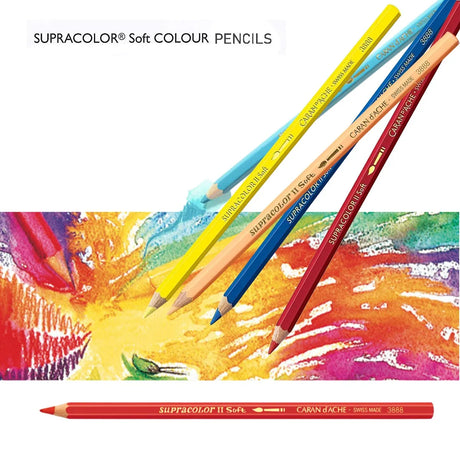 Caran d'Ache Supracolor Soft Pencil Metal Tin Set of 12