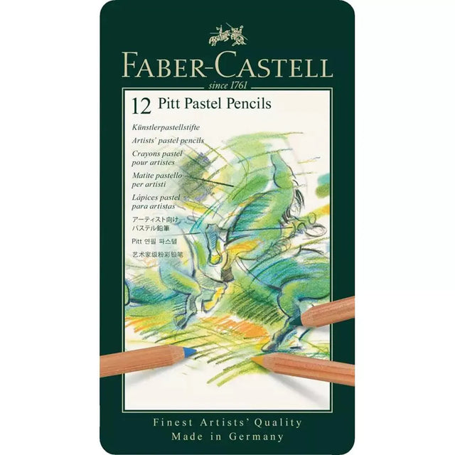 Faber Castell Pitt Pastel pencil tin of 12