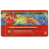 Caran d'Ache Supracolor Soft Pencil Metal Tin Set of 40