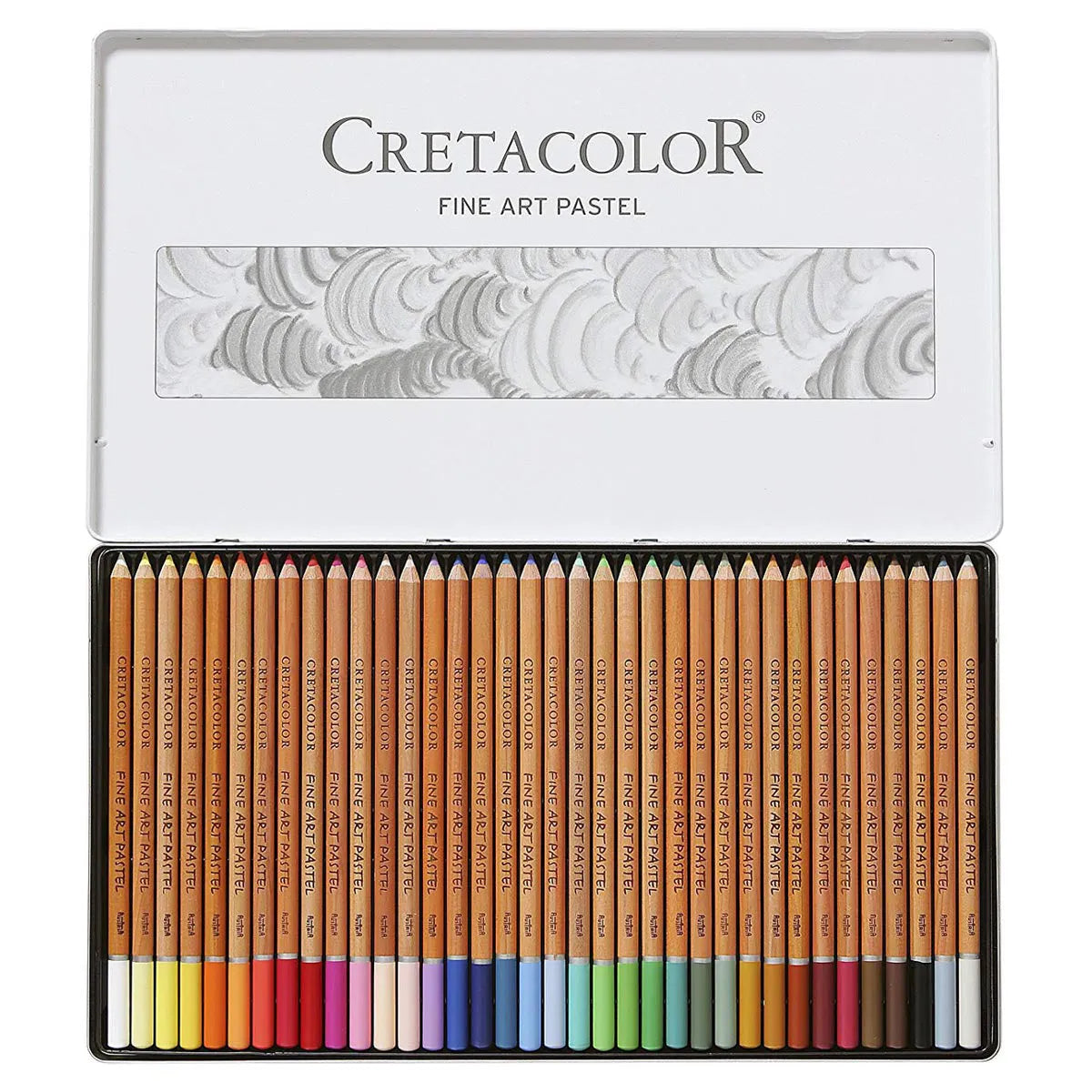 Fine Art Pastel Pencil Tin Set of 36