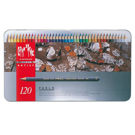 Caran d’Ache Pablo Coloured Pencil Set of 120 Metal Box