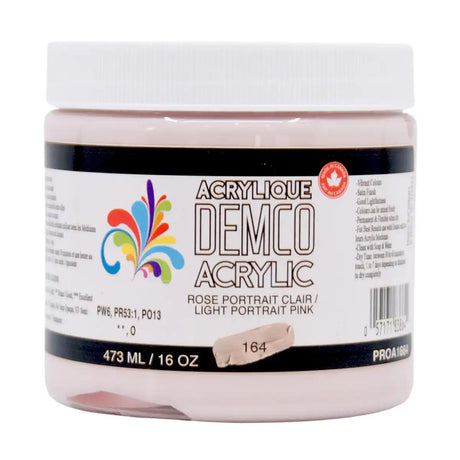 Demco Acrylic Paint 473ml/16oz Jars