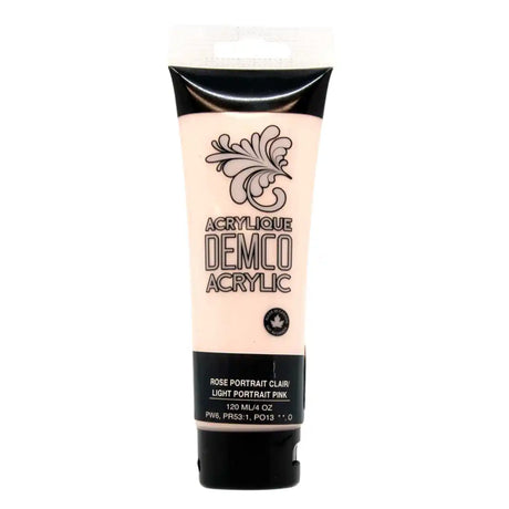 Demco Fluid Acrylic Paint Colours 120ml/4oz Tubes