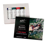 M Graham Acrylic Basic Set  5 Colours