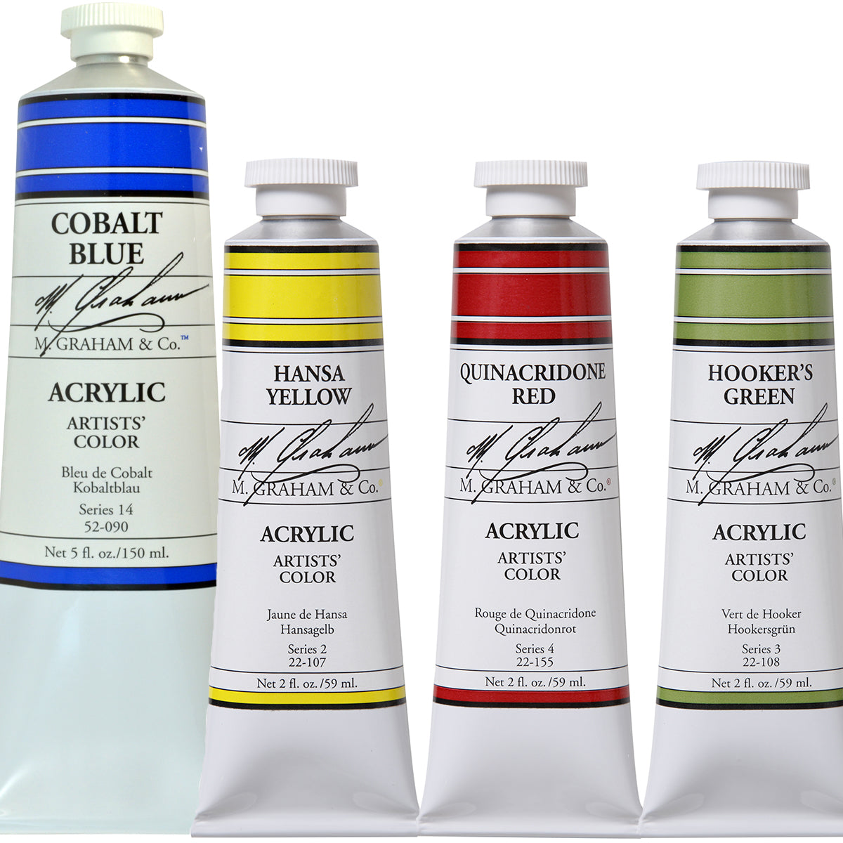 M Graham Acrylic Paint Colours