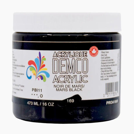 Demco Acrylic Paint 473ml/16oz Jars