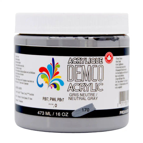 Demco Acrylic Paint 473ml/16oz Jars