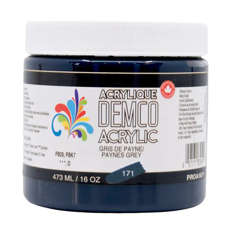 Demco Acrylic Paint 473ml/16oz Jars