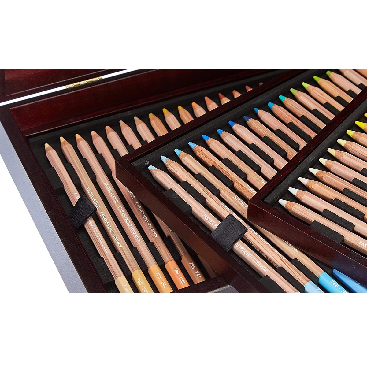 Caran d'Ache Pastel Pencil Wooden Box Set of 84