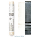 Pearlescent white paint swatch with a tube labeled 'Pearlescent White' on a white background.