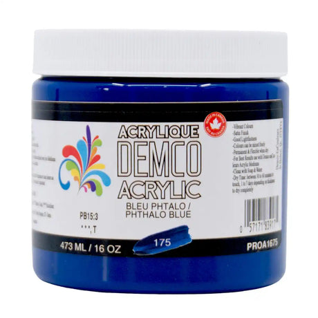 Demco Acrylic Paint 473ml/16oz Jars