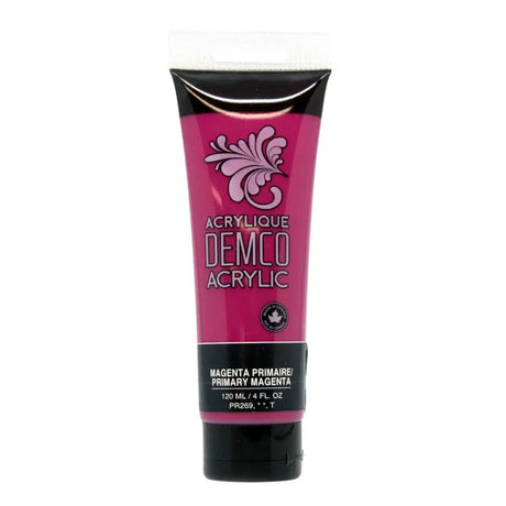 Demco Fluid Acrylic Paint Colours 120ml/4oz Tubes