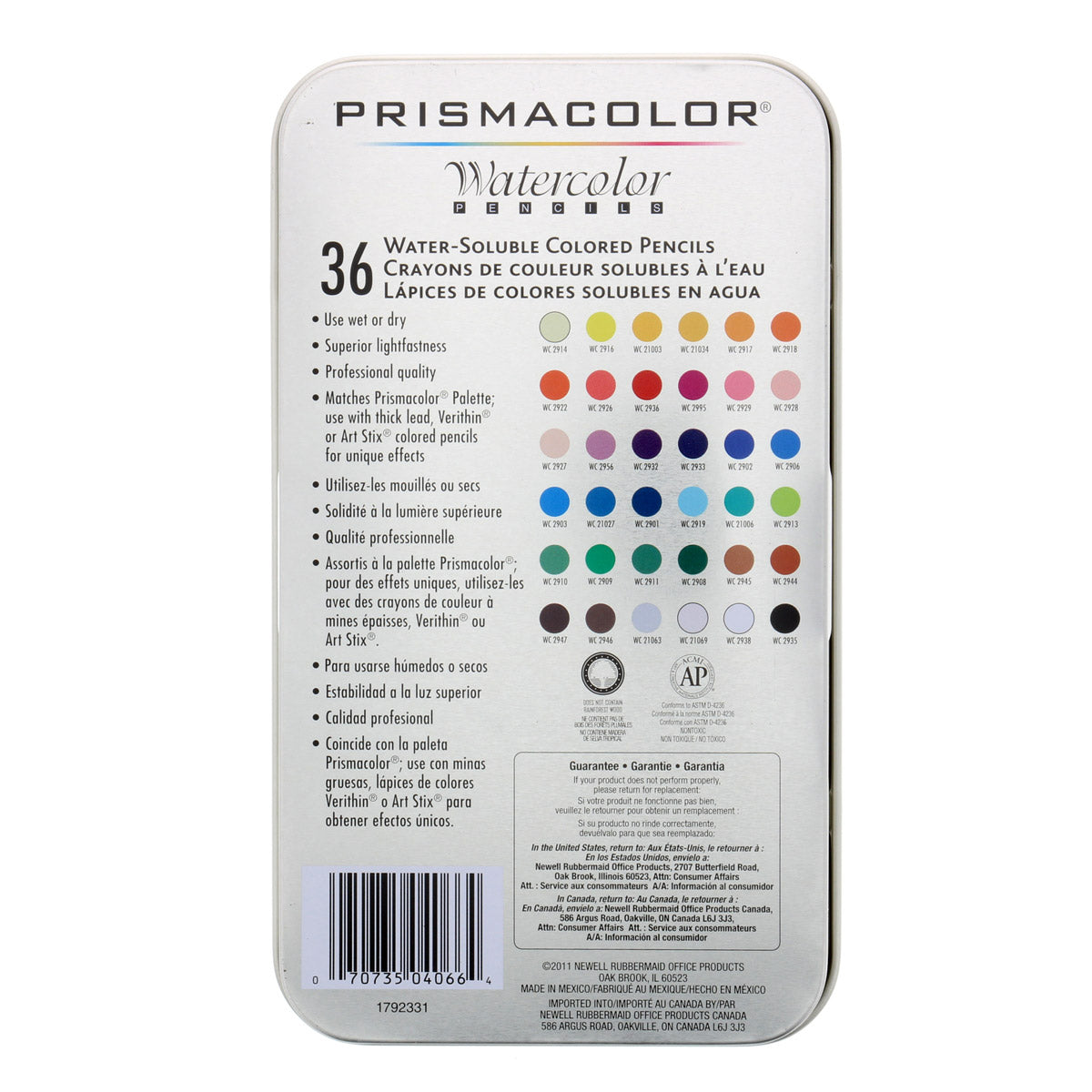 Prismacolor Watercolour Pencil Sets of 36