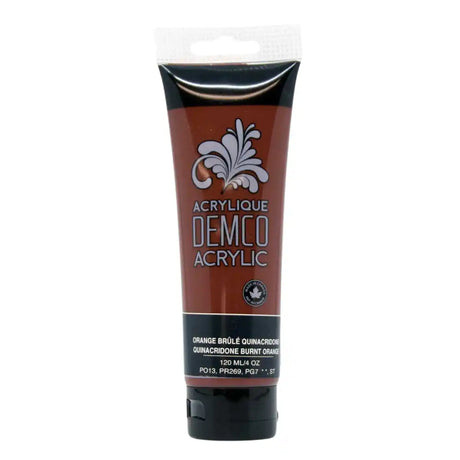 Demco Fluid Acrylic Paint Colours 120ml/4oz Tubes