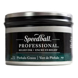 Speedball Professional Relief Ink Phthalo Green 8oz