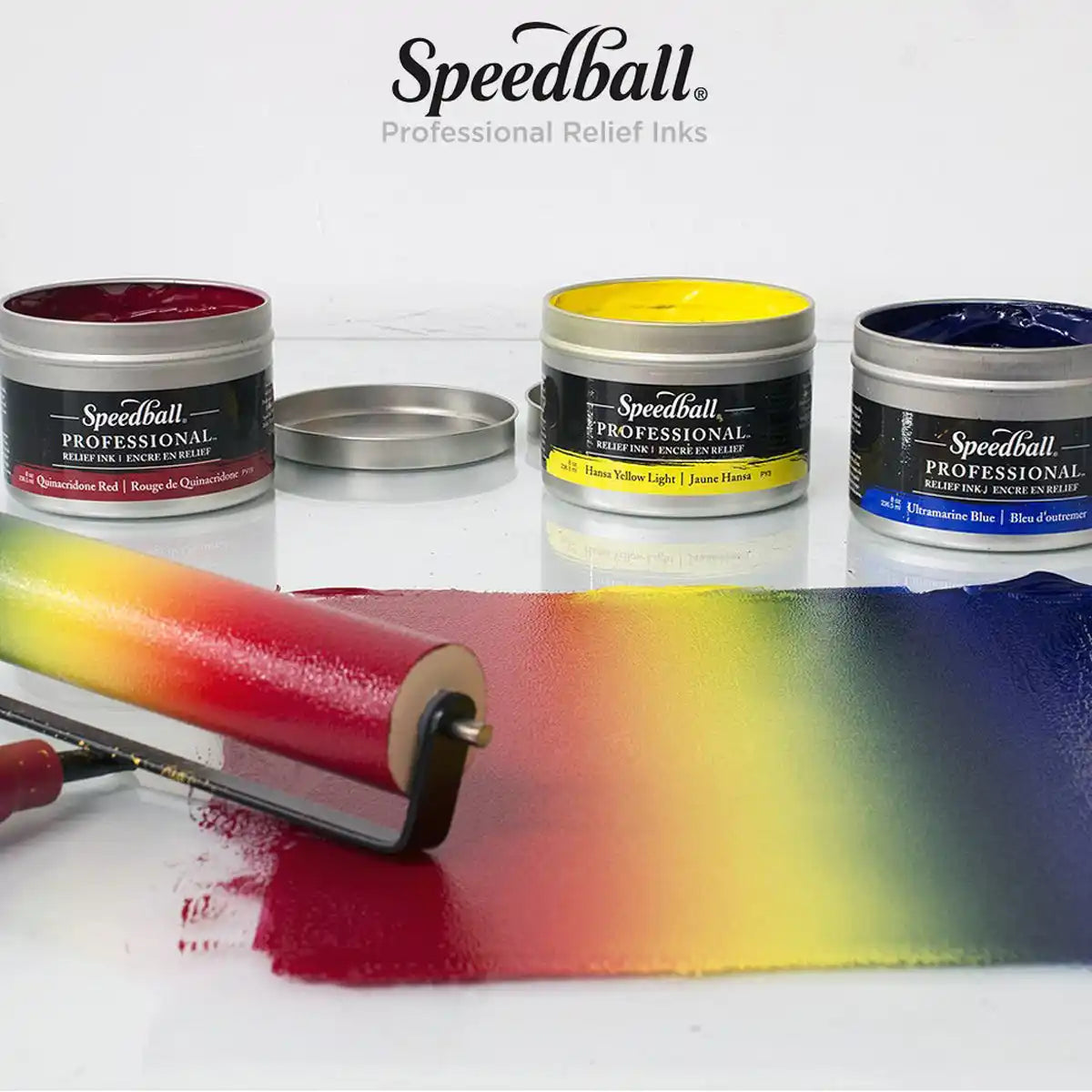 Speedball Professional Relief Ink 6 Colour Set