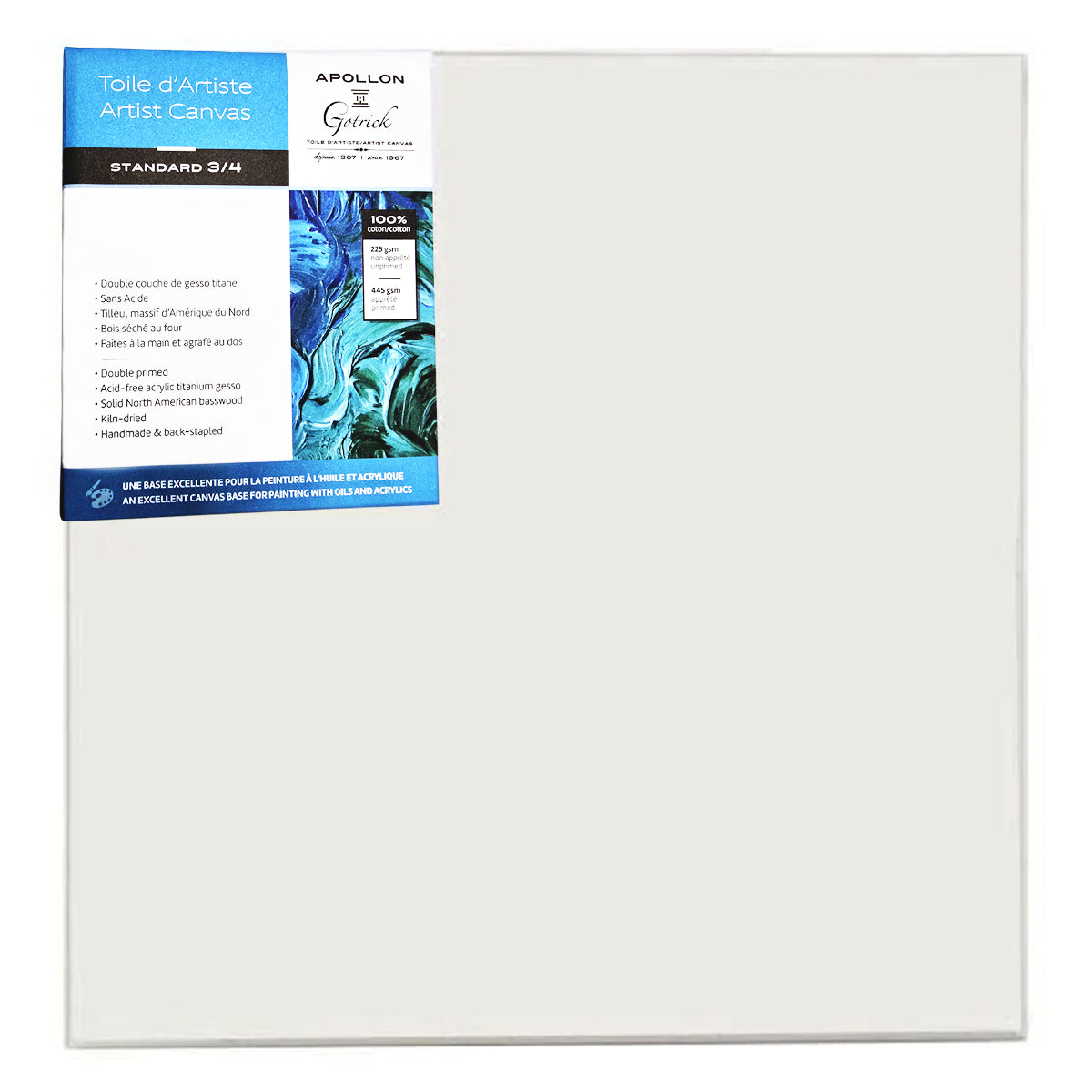 Apollon Gotrick Standard Cotton Canvas 3/4 inch