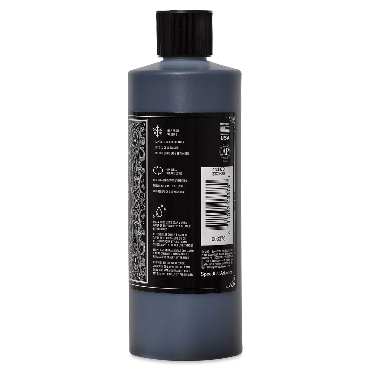 Speedball Super Black India Waterproof Inks
