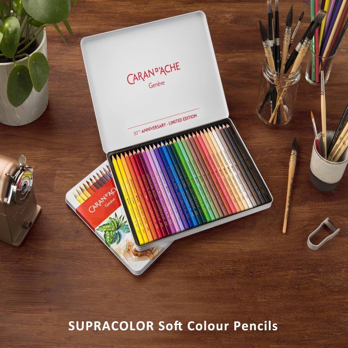 Caran d'Ache Supracolor Soft Pencil Metal Tin Set of 18