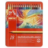 Caran d'Ache Supracolor Soft Pencil Metal Tin Set of 18