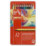 Caran d'Ache Supracolor Soft Pencil Metal Tin Set of 12
