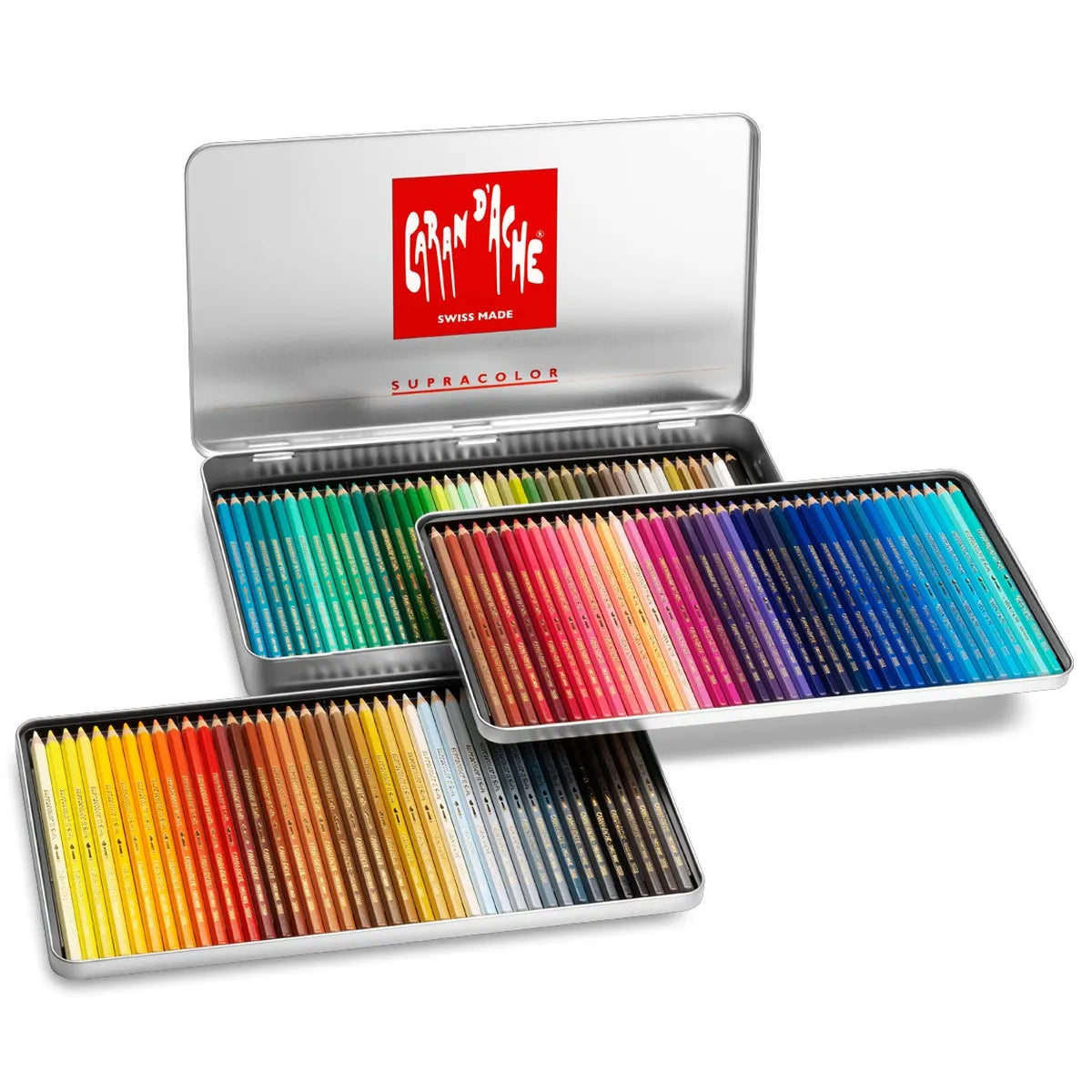 Caran d'Ache Supracolor Soft Pencil Metal Tin Set of 120