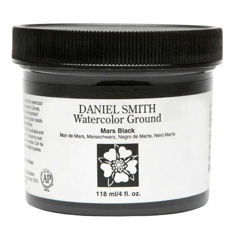Daniel Smith Watercolour Ground Mars Black 4oz Jar - King's Framing & Art Gallery