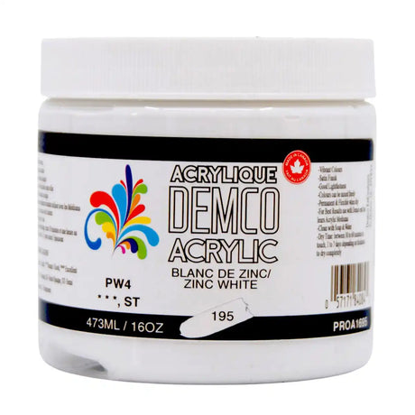Demco Acrylic Paint 473ml/16oz Jars