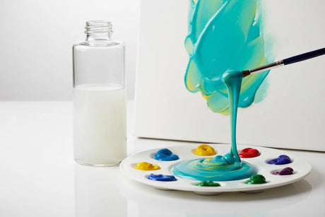 acrylic painting medium demo