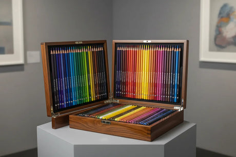Caran d'Ache Supracolor Luxurious Wooden Box Demo