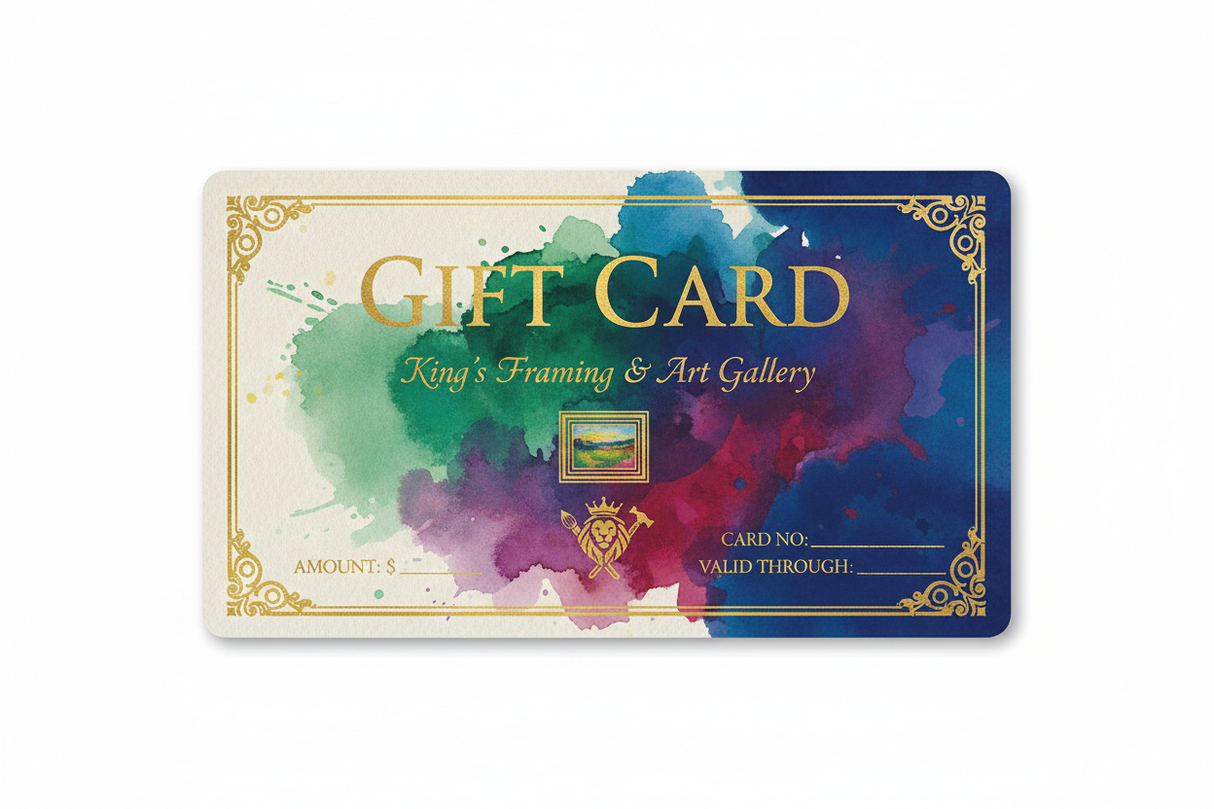 Gift Card on Clean Background