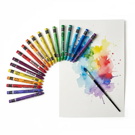 Neocolor II Aquarelle Water-Soluble Wax Pastel Crayons