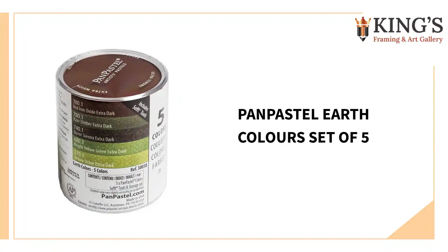 PanPastel Earth Colours Set of 5 by@Outfy