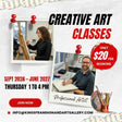 Thursday Art Class 1 pm - 4 pm