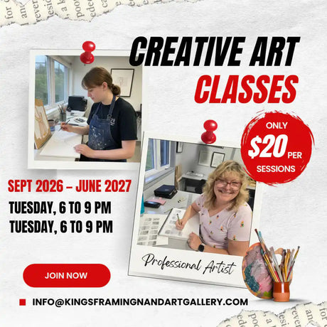 Tuesday Art Class 6 pm - 9 pm
