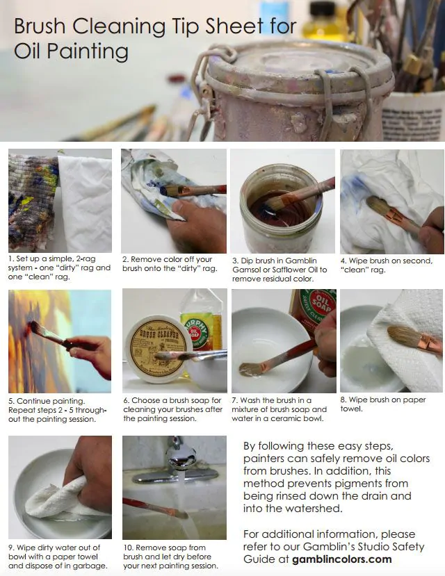 Art Paint Brush Cleaner Water Circulation Paintbrush clean