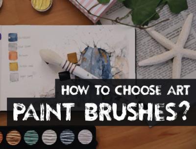 Guide to buy art paint brushes: Understanding the types of brush hair