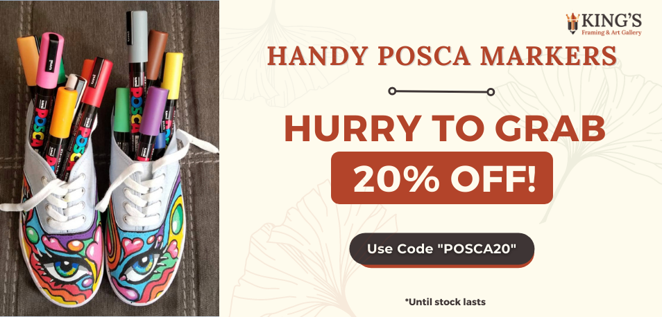 Handy Posca markers 20% off